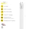 Nuwatt 4 FT LED T8 Tube Light T10 T12 Hybrid Type A+B 3000K Warm White 18W High Brightness 2200LM 30PK NW-T8F-4-18W-30K-30P - alternate 2
